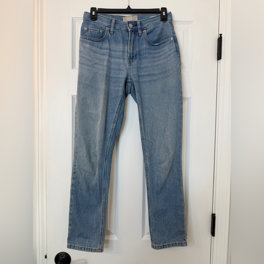 Everlane women’s Light Wash Straight Jeans
